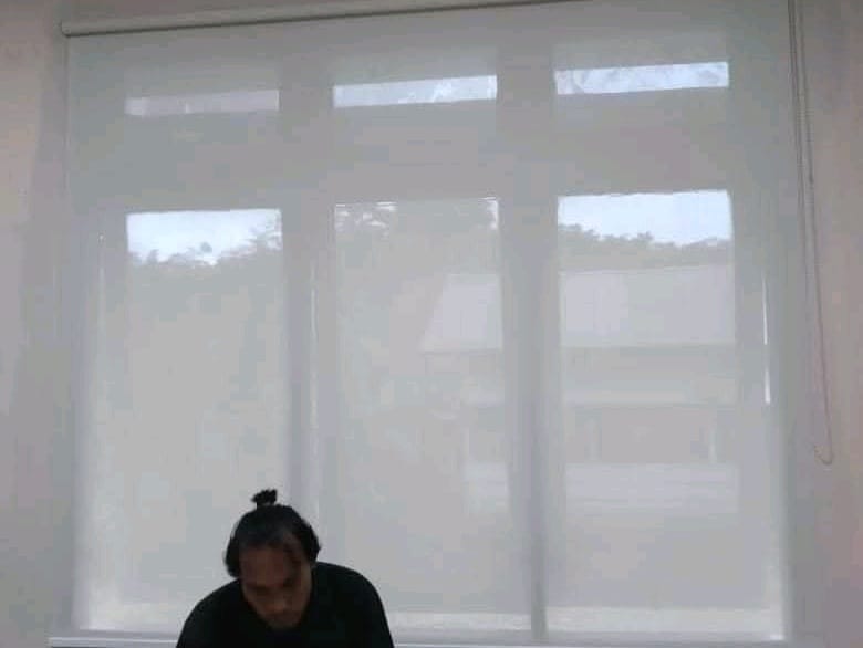 Pemasangan Roller Blind Sharp Point Bahan Solar Screen SP.2600 
